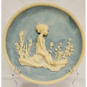 Vintage Avondale "The Melissa Plate" - 2D Little Girl w/ Roses - 1978 14964